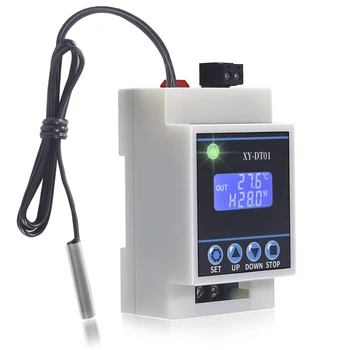 XY-DT01 Digitálny Regulátor Teploty -40-110°C Digitálny Micro-Digitálny Termostat s LCD Displejom a vode Senzor